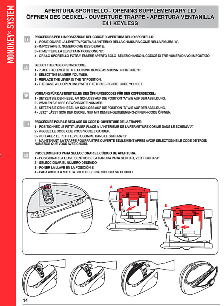 E41serratura numerica